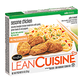 Lean Cuisine Marketplace sesame chicken with pasta and vegetables Left Picture